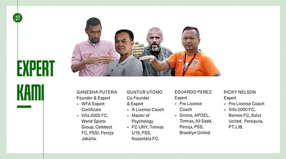 Para expert Kick Off Indonesia. Akhirnya media ini kembali berkarya sepak bola yang lebih sepak bola.
-<a href="/kickoffid/">Kickoff! Indonesia</a>
-<a href="/ganeshaputera/">GANESHA PUTERA</a> 
-<a href="/GunturCU/">Guntur Cahyo Utomo</a> 
Siap belajar dari yang terbaik. 
#FootballCoach