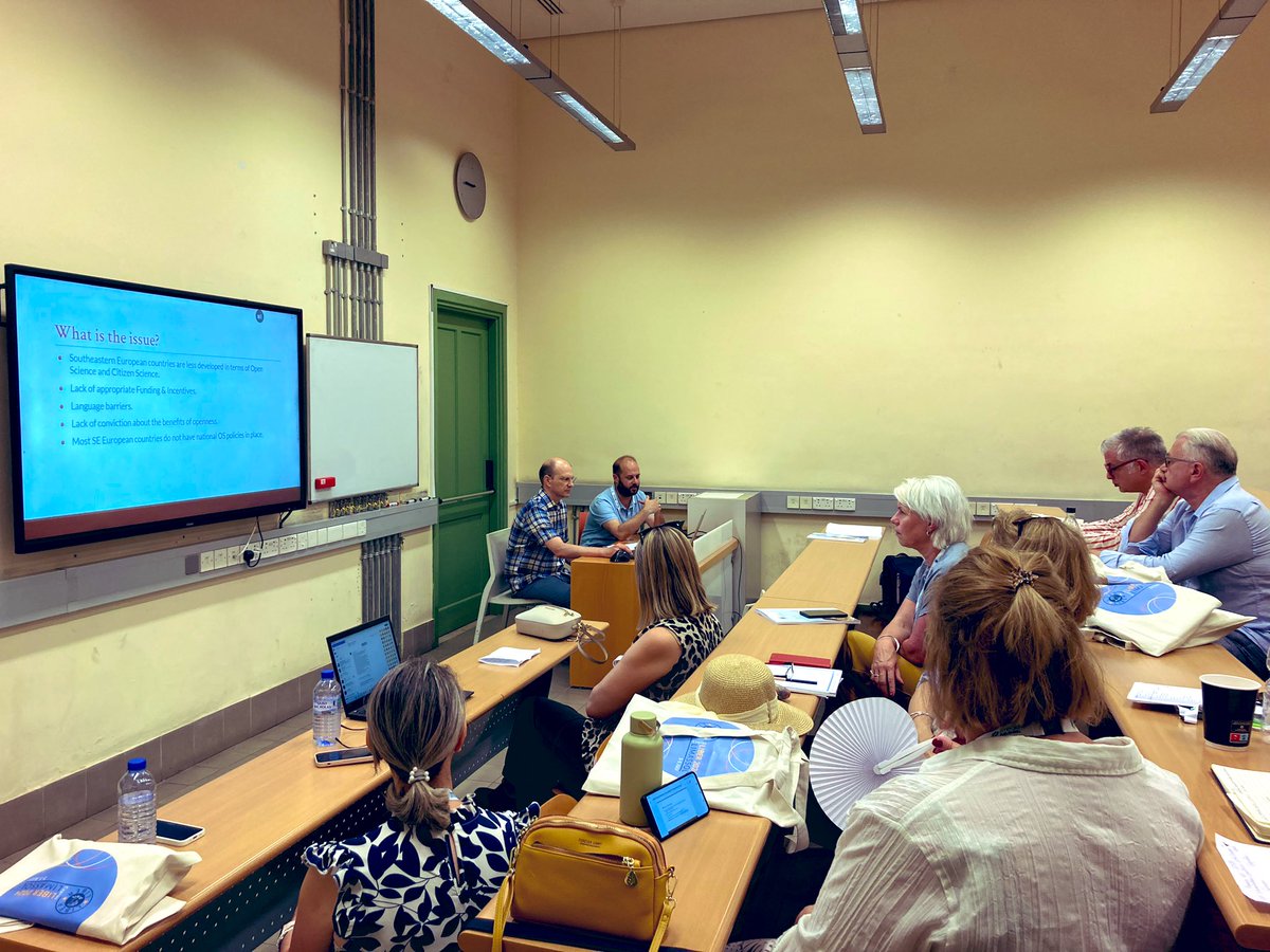 At the CeOS_SE stakeholders consultation in 🇨🇾, policy and policy changes for #OpenScience and #CitizenScience, knowledge hubs, and collab between citizens, researchers and libraries were discussed. A necessary dialogue to understand how 🇪🇺 countries deal with these questions.