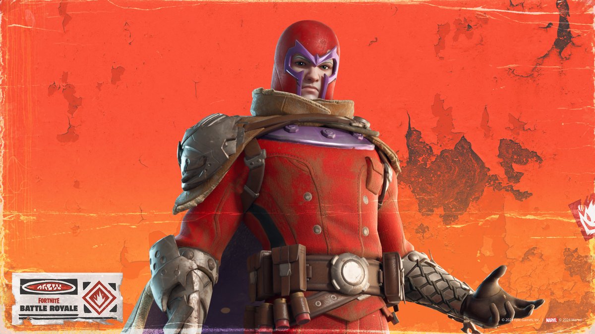 Fortnite's tweet image. The mutant master of magnetism is here 🧲

Battle Pass owners can unlock the force of Magneto now.