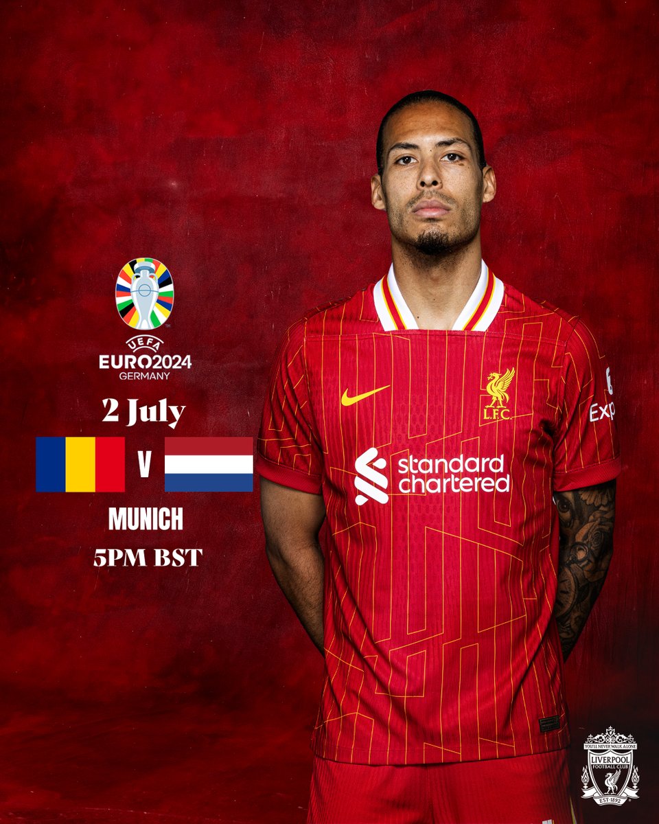 LFCIndonesia's tweet photo. ⏳Malam ini!

Giliran trio Belanda yang unjuk gigi di fase 1⃣6⃣ besar #EURO2024 😬

Selamat berjuang, Reds! 🙌 https://t.co/VHD0eq1ygs