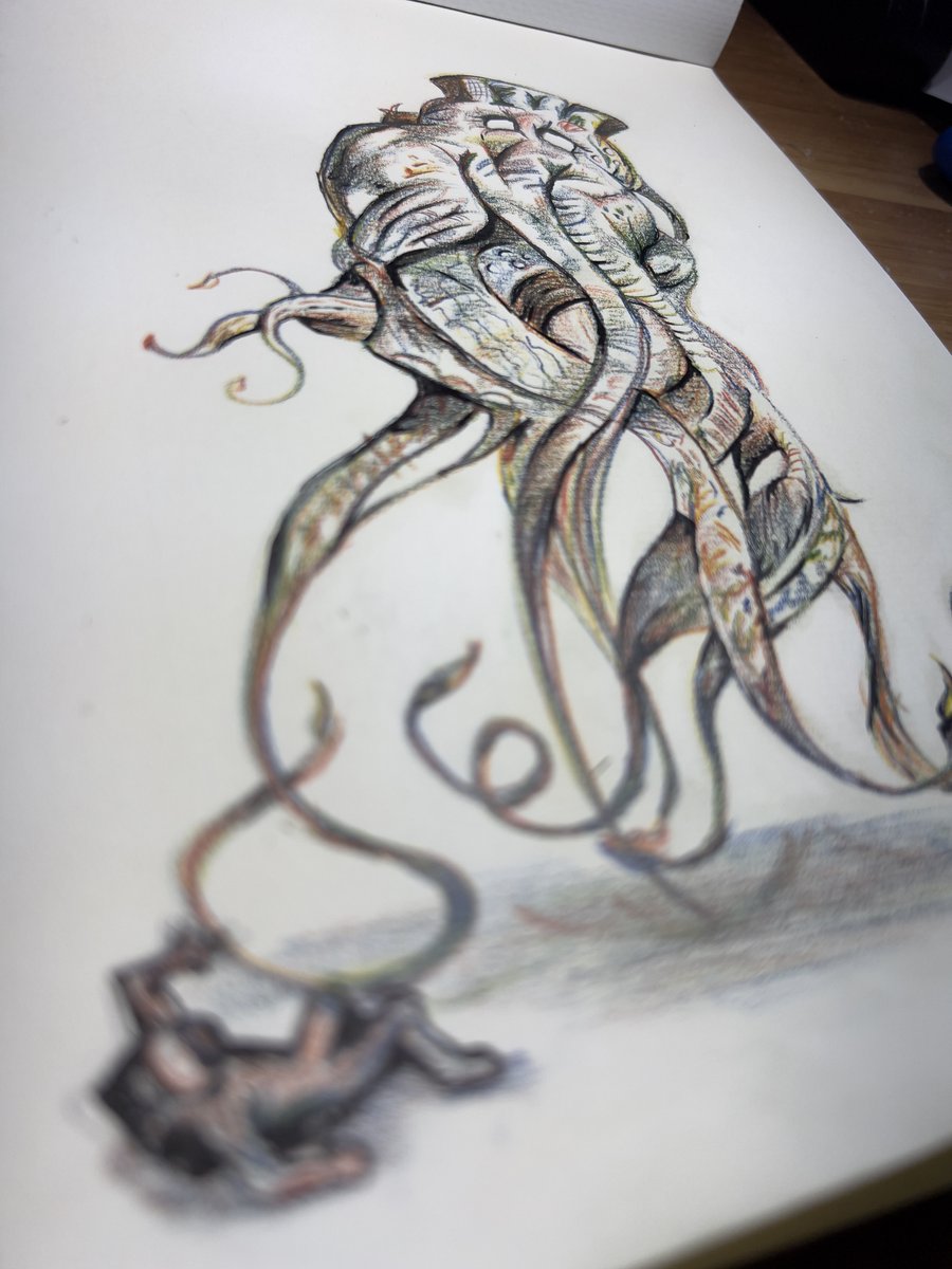 victormenta_ps's tweet photo. The #King of the #tentacles has come out of the most despicable thing of the #human mind.

#illustraion #sketch #monster #art #amazing #vicpadilla @Padilla_Vic @iconstudiomx https://t.co/EuYv7lR5hX