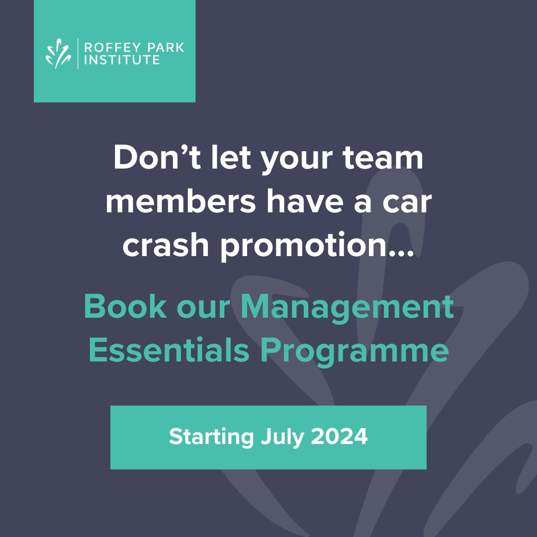 RoffeyPark's tweet image. Are you looking to promote someone to a management role? 🤩

Support their transition with our Management Essentials programme. Starting July 23rd, this 3-month virtual course is the perfect foundation for their promotion. 

Join us ➡️ bit.ly/4ce5u2N

#ManagementTraining
