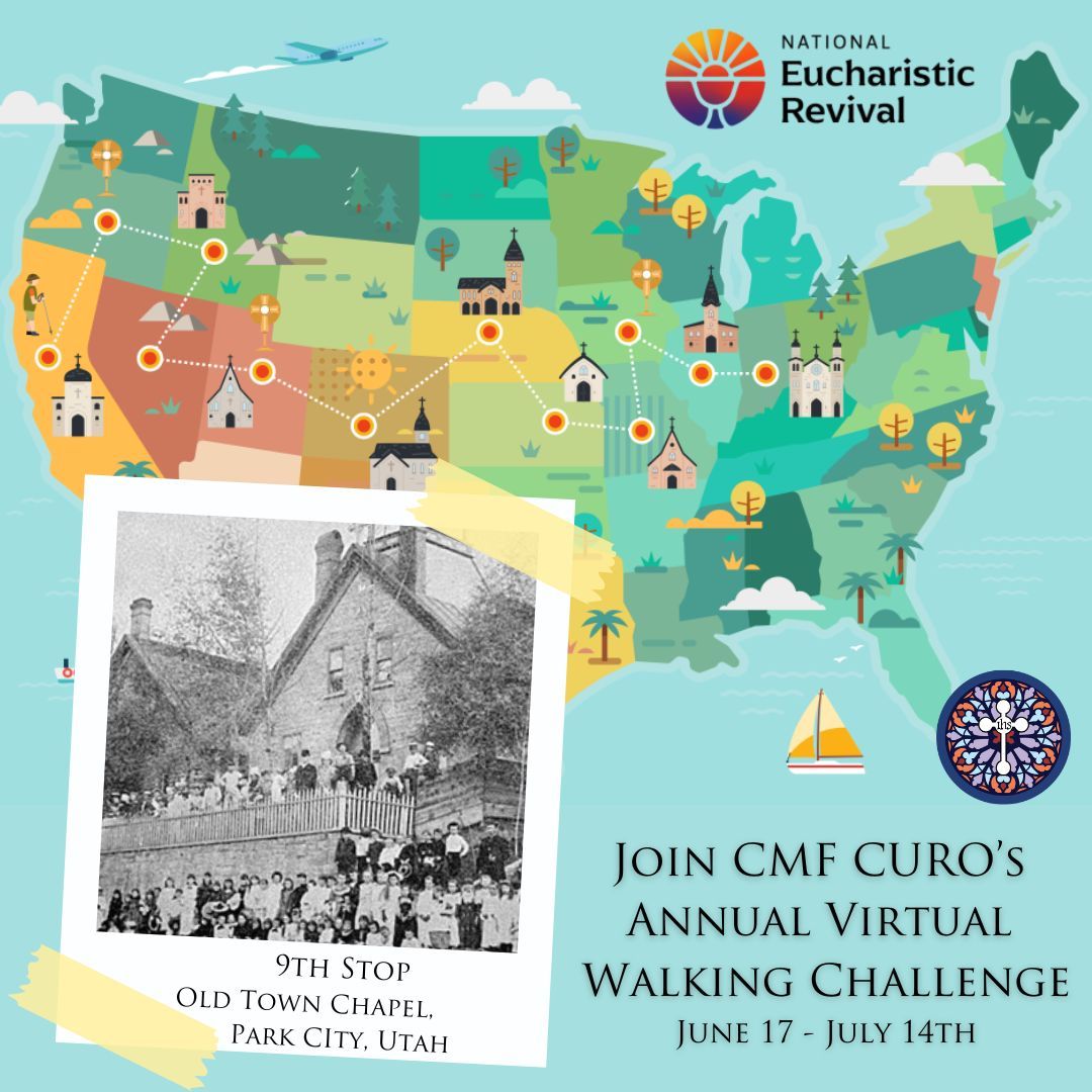 CMFCURO's tweet image. CURO Members continue their virtual walking pilgrimage accross the St. Junipero Serra Route of the National Eucharistic Pilgrimage. Interested in joining this virtual challenge and getting your steps in? Sign up for CURO today! #CatholicWellness #VirtualPilgrimage