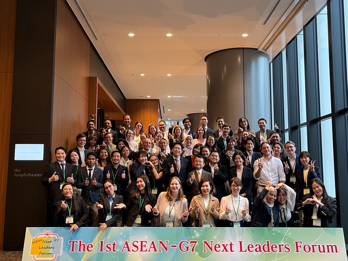 MOJ_ASEAN_Japan's tweet photo. The five-day ASEAN-G7 Next Leaders Forum has concluded with a great success! MOJJ hopes that friendship and trust built through this forum would contribute to the better future of ASEAN and G7 in the field of law and justice. https://t.co/Gd3o84djcm