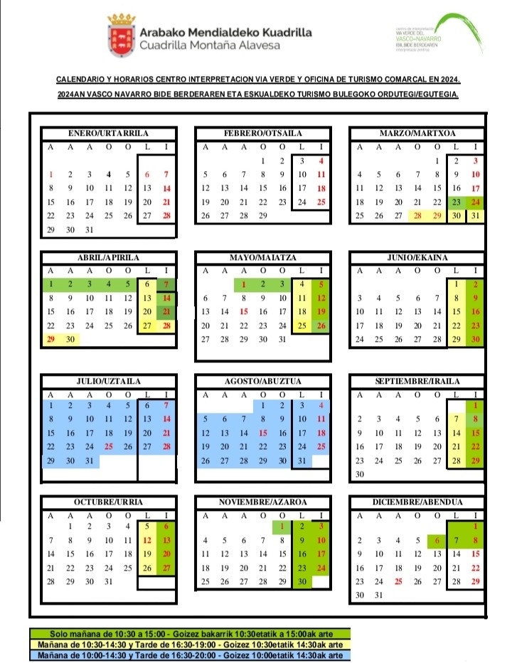 Durante los meses de julio y agosto el Centro de Interpretación de la #VíaVerde del ferrocarril #VascoNavarro y Oficina de Turismo de #MontañaAlavesa #ArabakoMendialdea estará abierto todos los días. Si necesitas información o quieres alquilar bicicletas te esperamos en #Antoñana