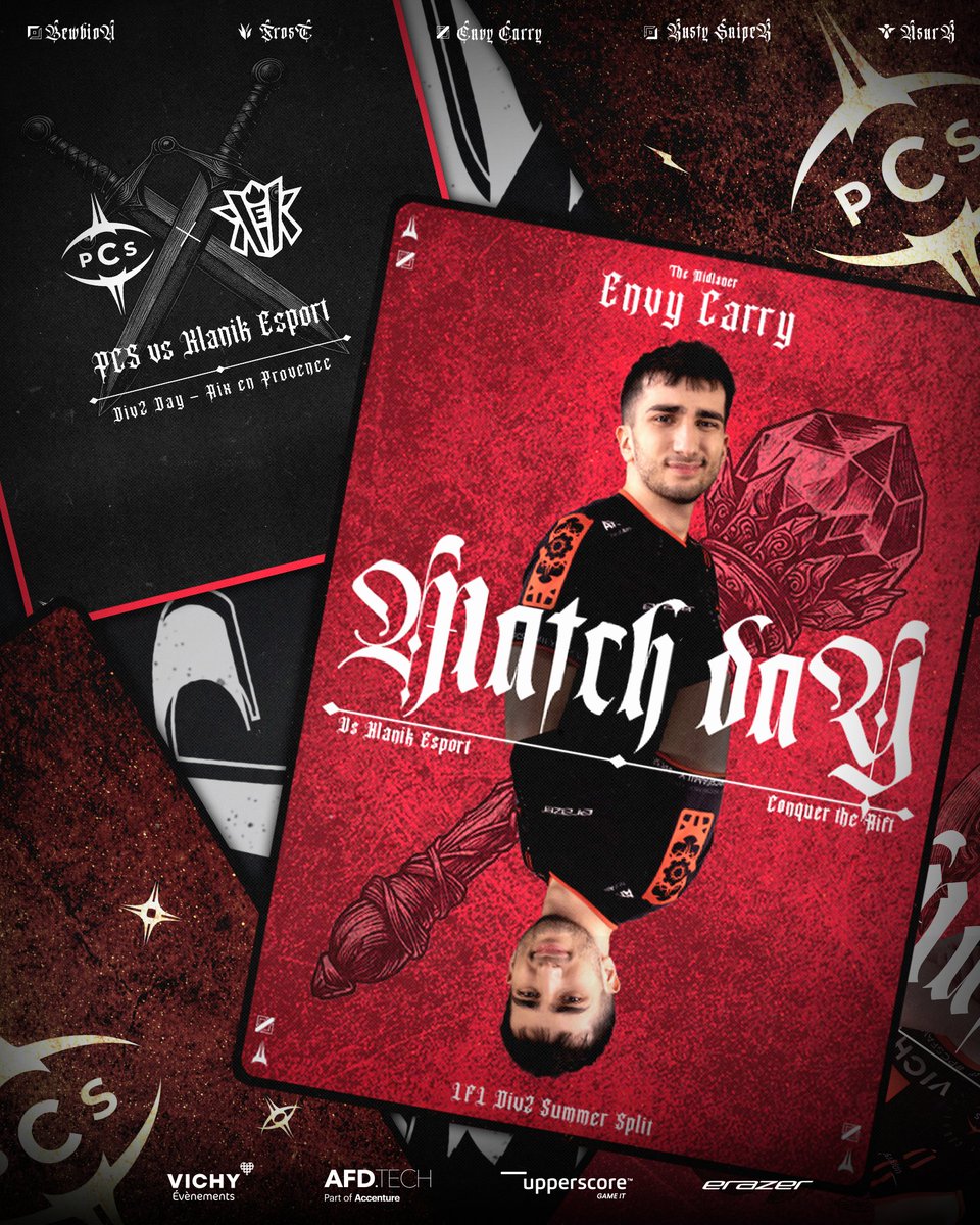 🔴| MATCHDAY |⚫️

On a un 100% de winrate à tenir en #Div2Day et contre Klanik ! 🔥

🎙️ twitch.tv/otplol_ 
⏰ 22:00 
🆚 <a href="/KlanikEsport/">Klanik Esport</a>

#PCSWIN❤️🖤 <a href="/LFLOfficiel/">LFLxDIV2</a> #Div2LoL