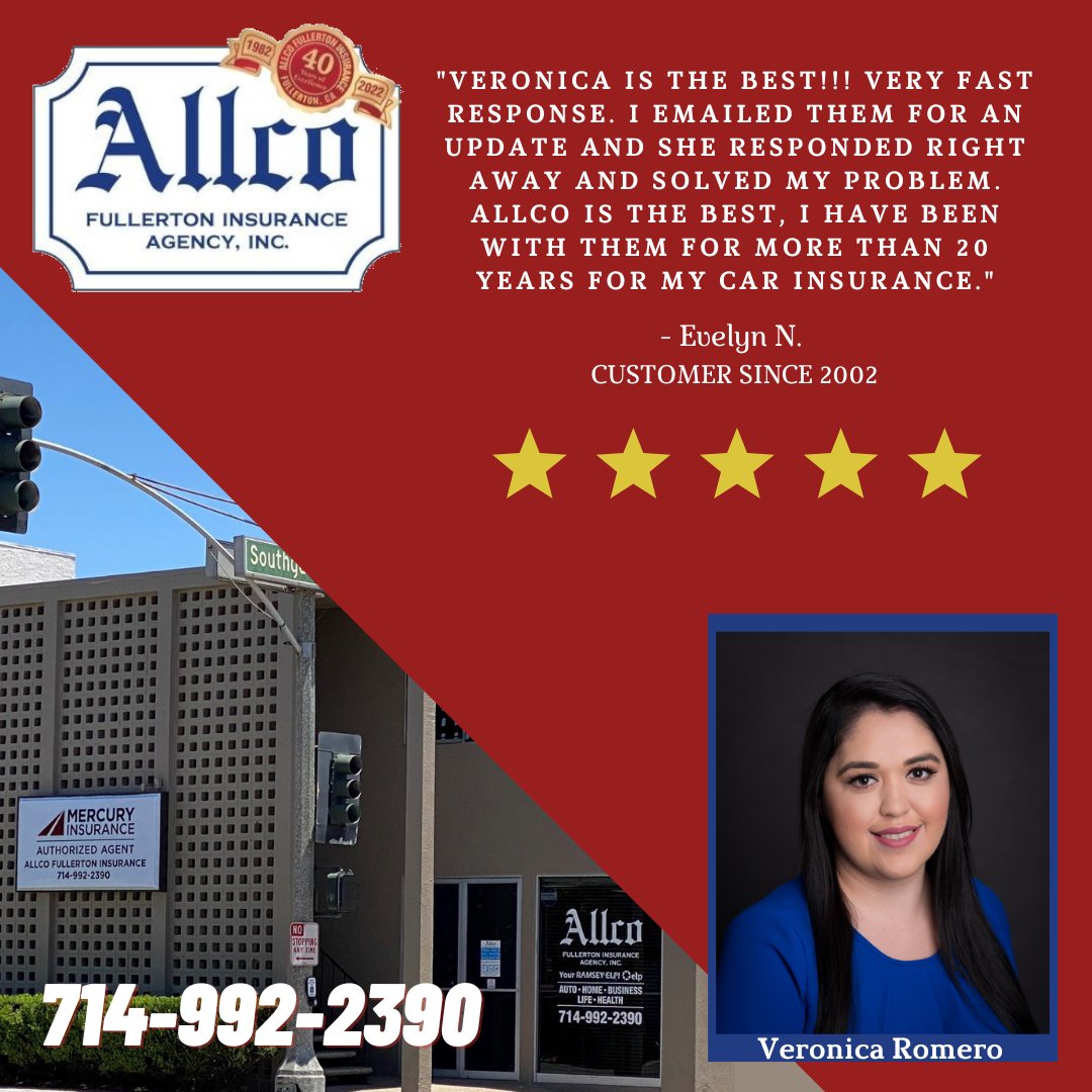 AllcoInsurance's tweet image. Testimonial Tuesday ⭐⭐⭐⭐⭐Helping clients protect their most valuable assets gives us a sense of purpose and fulfillment. We are dedicated to providing personalized, reliable service that meets the unique insurance needs of each individual. Call us today! 

#AllcoInsurance