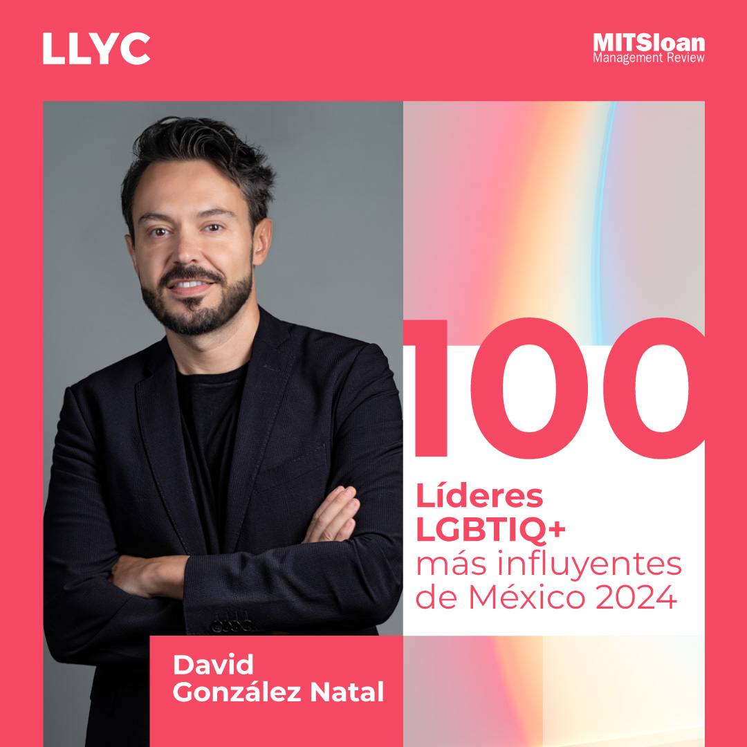 LLYC_Global's tweet image. ¡Un ejemplo de liderazgo! 🎉 @davidgnatal, nuestro Socio y Director General de LATAM Norte, forma parte de los 100 Líderes LGBTIQ+ Más Influyentes de México 2024. Su #innovación y compromiso con la #inclusión nos inspira. 🌈 ¡Felicidades, David! slink.com/llyc:100lidere…