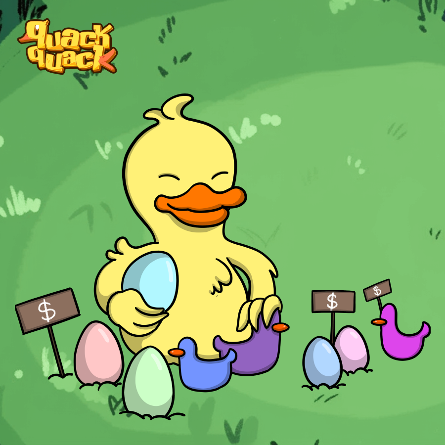 WeQuackQuack's tweet photo. Several users have millions of eggs, but what if you could cash them in like a real egg farmer? 👀

Would you take that chance? 🥚

Stay tuned for exciting updates on how to make your eggs even more valuable!

#QuackQuack 🦆🦆🦆 https://t.co/WJgWxvvPmL