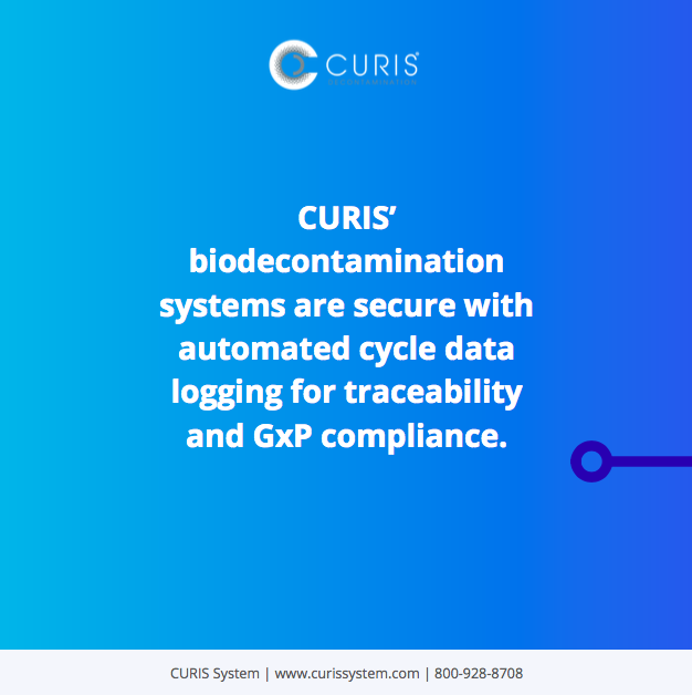 CurisSystem's tweet image. CURIS Contamination Control Tip Series: Tip 3 of 10
Automate Data Logging for Compliance: Information is power
#CURISSystem #Compliance #Biosafety #DataLogging #Automated #ContaminationControl #Decontamination