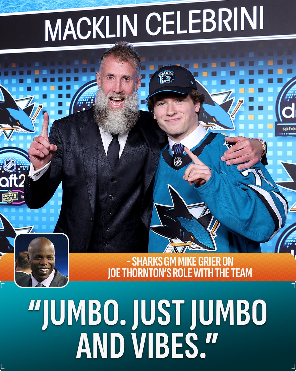 Jumbo Joe, Director of Vibes for the <a href="/SanJoseSharks/">San Jose Sharks</a>. 🦈