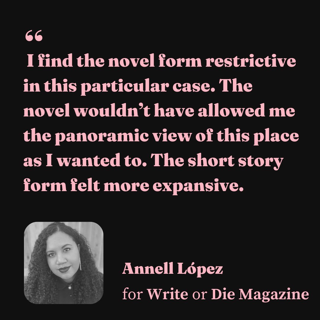 WriteorDieMag's tweet photo. .@zabebent interviews @AnnellLopez2 about writing about erasure, MFAs conversations on cultural identity, Newark, and her short story collection, I'LL GIVE YOU A REASON (@FeministPress) 
Read here ↓
https://t.co/XPKQh9HFAC https://t.co/VTqREpQx5B
