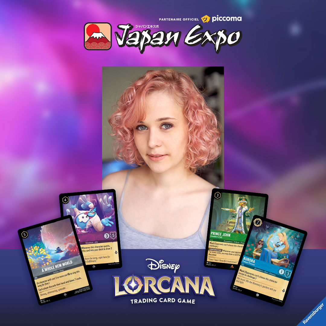 Koni (@artofkoni) on Twitter photo Excellente nouvelle, je serais présente à <a href="/japanexpo_fr/">japanexpo_fr</a> pour @ravensburgerglobal @disneylorcana😇
Le 13 Juillet, avec Anna Stosik et @nikitacosplay nous serons jury pour un #ConcoursCosplay #DisneyLorcana !
Dépêchez vous les inscriptions se terminent le 6 Juillet ‼️ Excellente nouvelle, je serais présente à <a href="/japanexpo_fr/">japanexpo_fr</a> pour @ravensburgerglobal @disneylorcana😇
Le 13 Juillet, avec Anna Stosik et @nikitacosplay nous serons jury pour un #ConcoursCosplay #DisneyLorcana !
Dépêchez vous les inscriptions se terminent le 6 Juillet ‼️