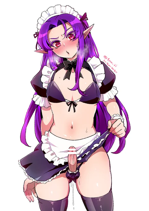 【R18うちの子】ビキニメイドなダークナイトさん 