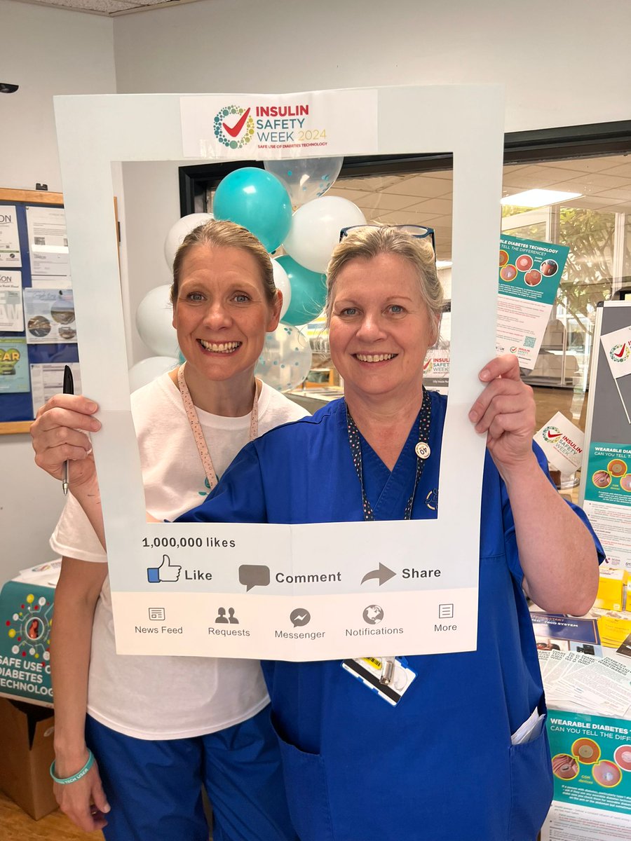 The DSN team in RGH,CTMUHB  have been taking part in this years #InsulinSafetyWeek raising awareness of insulin safety and technology <a href="/CwmTafMorgannwg/">Cwm Taf Morgannwg University Health Board</a> <a href="/NurseGregDix/">Gregory Padmore-Dix</a>
