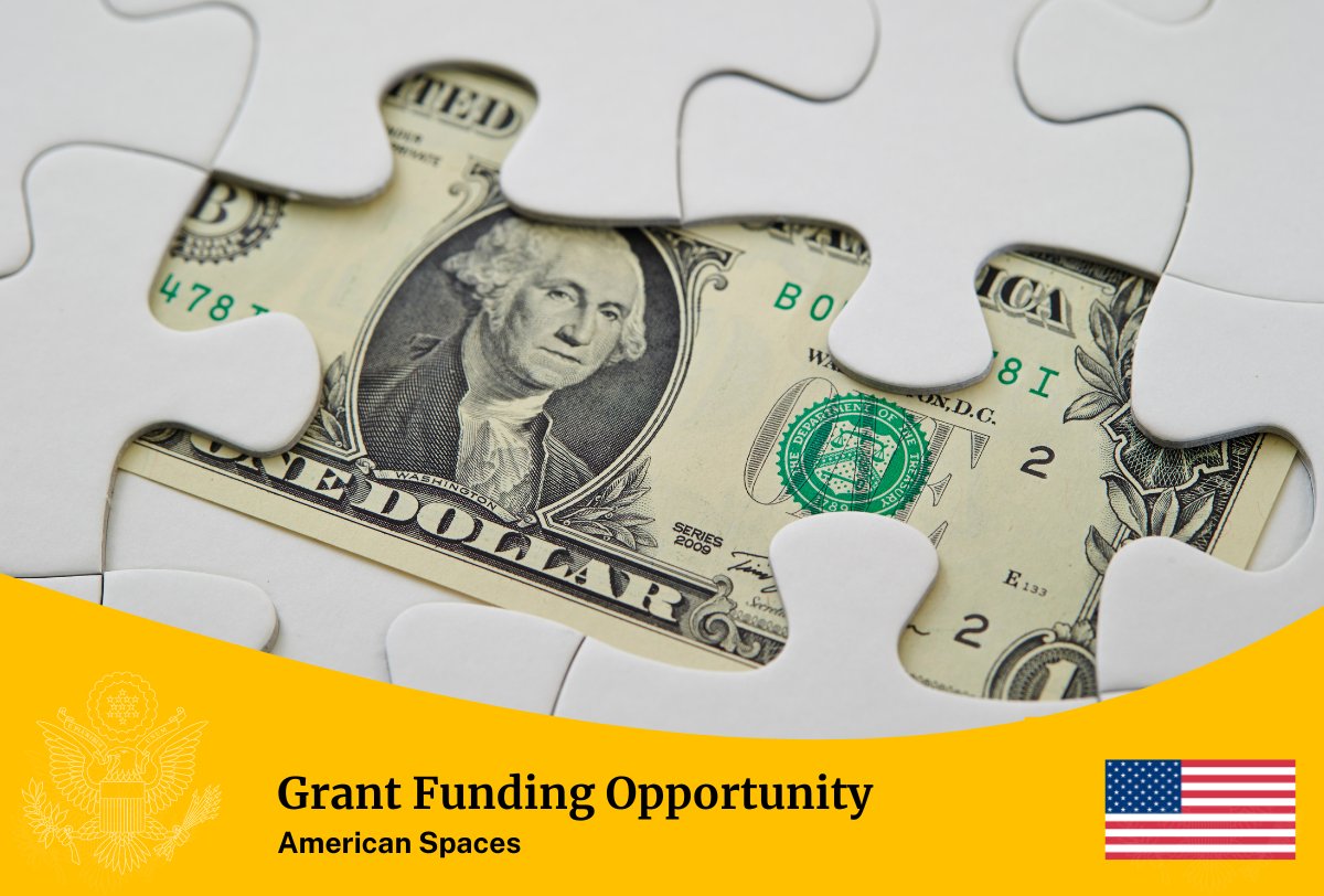A grant funding opportunity is now available to deepen understanding of the United States through interactive, engaging programming at the American Spaces in Zimbabwe. Deadline: July 31, 2024. For more info download: zw.usembassy.gov/wp-content/upl…