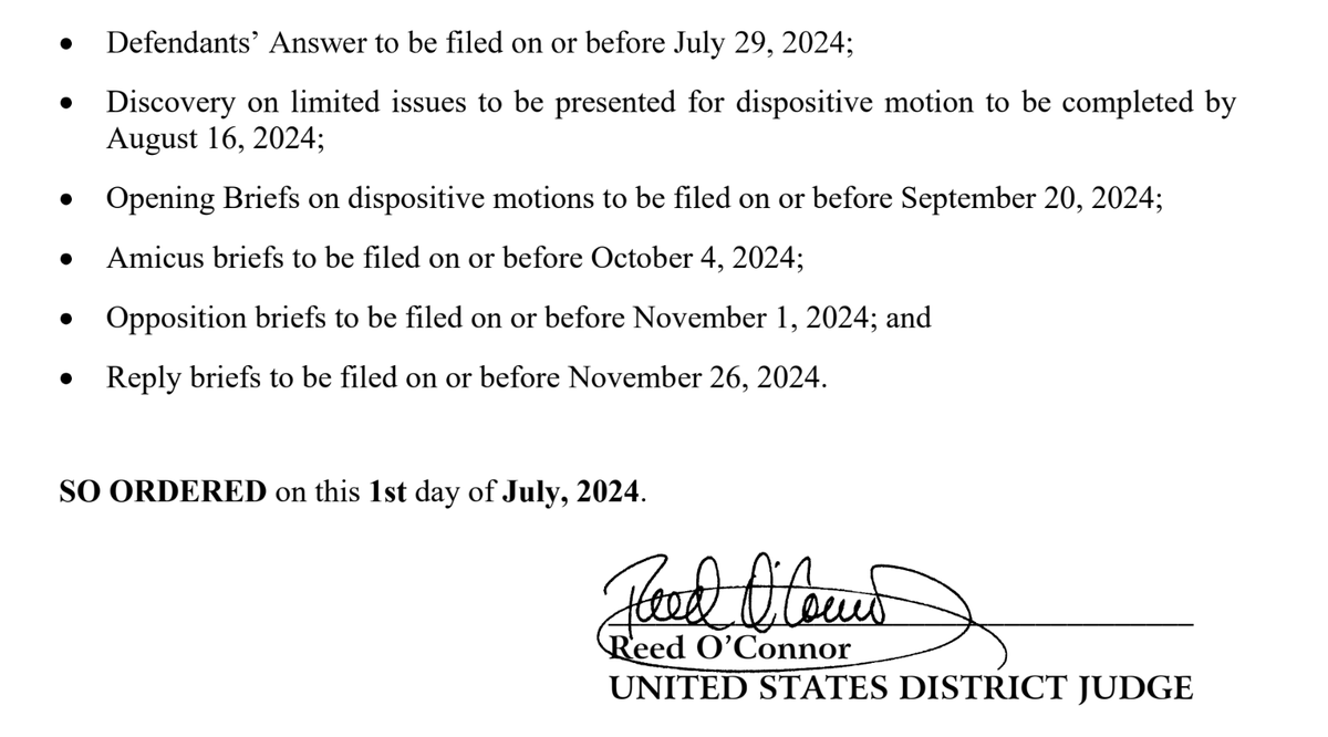 BillHughesDC's tweet photo. Important News about about @Consensys v. Gensler.  Judge O'Connor granted our request that he consider the merits of our case on an expedited basis:  whether the SEC has Congressional authority to regulate MetaMask as a securities broker and issuer.  Those questions would be considered alongside any arguments the SEC would make that we don't get to bring a case against them.

As for the timing of a ruling?

🎶It's beginning to look a lot like Christmas 🎶