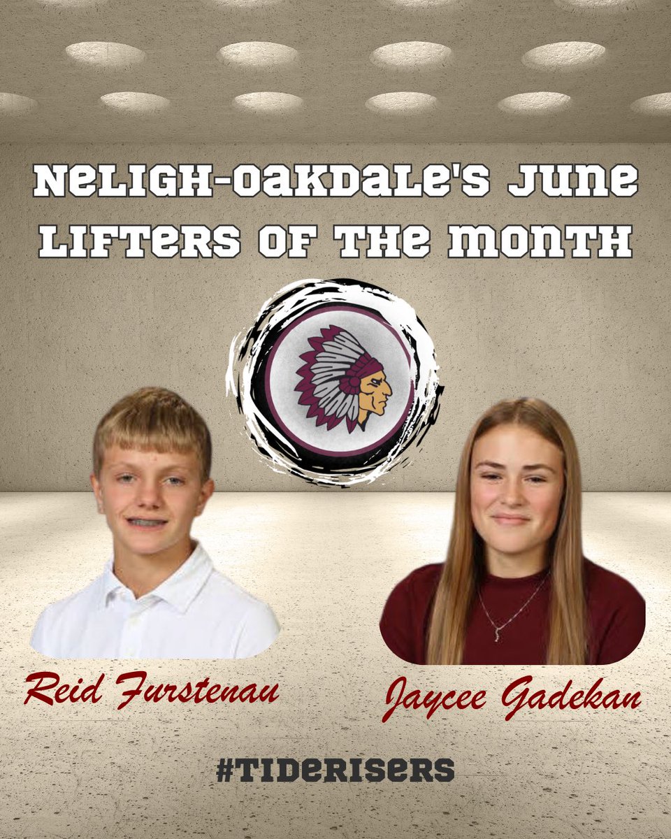 Big month of June for these two athletes! Relentless time and energy put into themselves and their teams this month! #Leaders #TideRisers