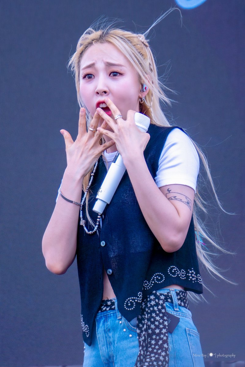 Mine_bay99's tweet photo. 240630 Good Days Music -  Taichung

#MAMAMOO #MOONBYUL #마마무 #문별 https://t.co/qIbv6H8PDc