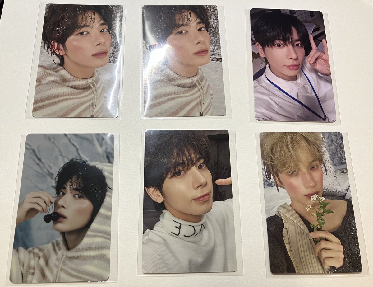 ttwpino0530's tweet photo. TXT 誓い　

譲　スビン ヨンジュン テヒョン ヒュニンカイ(画像1、2枚目)

求　ボムキュ(画像3枚目♡のもの)

郵送交換希望です📮
お気軽にお声掛けください૮ .  ̫ . ა♡

#TXT交換
#ラキドロ
#TXTラキドロ
#HMV
#タワレコ https://t.co/0iWU0lXbJ2