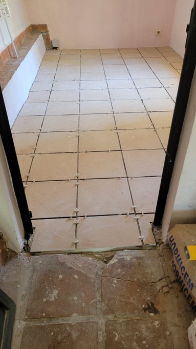 Tomorrow we will be grouting if we are sober enough... 😜 https://t.co/BuX5StTjf7