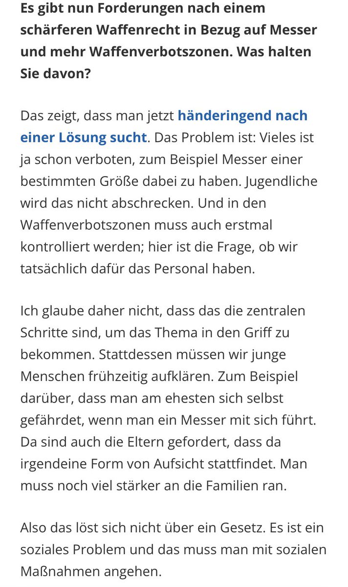 WVZabschiessen's tweet photo. Der @MDR_SAN hat den Kriminologen Dirk Baier u. a. zur Sinnhaftigkeit von Waffenverbotszonen befragt und sein Urteil ist eindeutig: Messerkriminalität ist ein soziales Problem, was soziale Lösungen braucht - nicht noch mehr Überwachung!
https://t.co/wZE5kZB0LA https://t.co/xBETBSVSfb