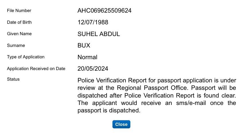 Please update <a href="/rpoahmedabad/">RPO Ahmedabad</a> <a href="/passportsevamea/">PassportSeva Support</a> <a href="/DrSJaishankar/">Dr. S. Jaishankar</a> 
<a href="/GujaratPolice/">Gujarat Police</a> <a href="/BharuchPolice/">SP BHARUCH</a> <a href="/sanghaviharsh/">Harsh Sanghavi</a>