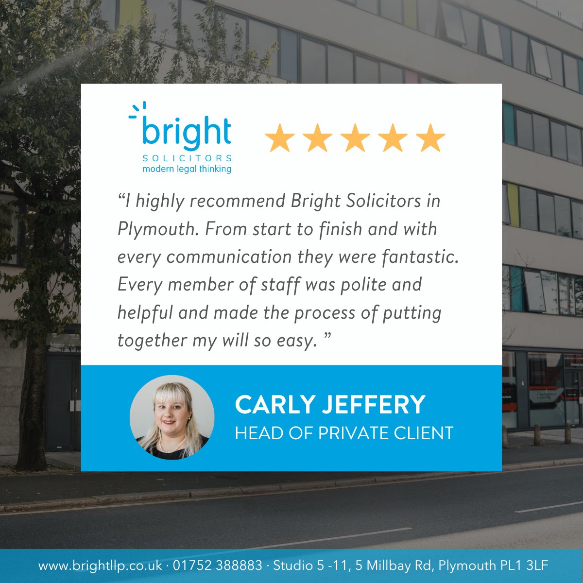 At Bright Solicitors, we pride ourselves on providing exceptional service to our clients.

Whether planning your will or needing comprehensive legal advice, our dedicated team is here to help.

Find out more about our private client team 👇brightllp.co.uk/services/wills…

#PrivateClient