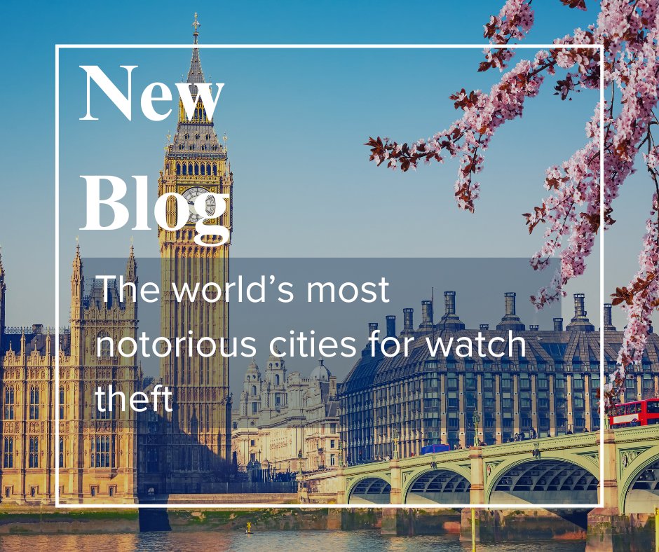 StanhopeBrokers's tweet image. ⌚️Time Thief ⌚️

Over 100,000 luxury watches have been listed as stolen or lost according to @WatchRegister 

Our latest blog explores some of the world’s most notorious cities for watch theft 
tinyurl.com/ycxemrbf

#Watchenthusiast #watchtheft #watchinsurance
