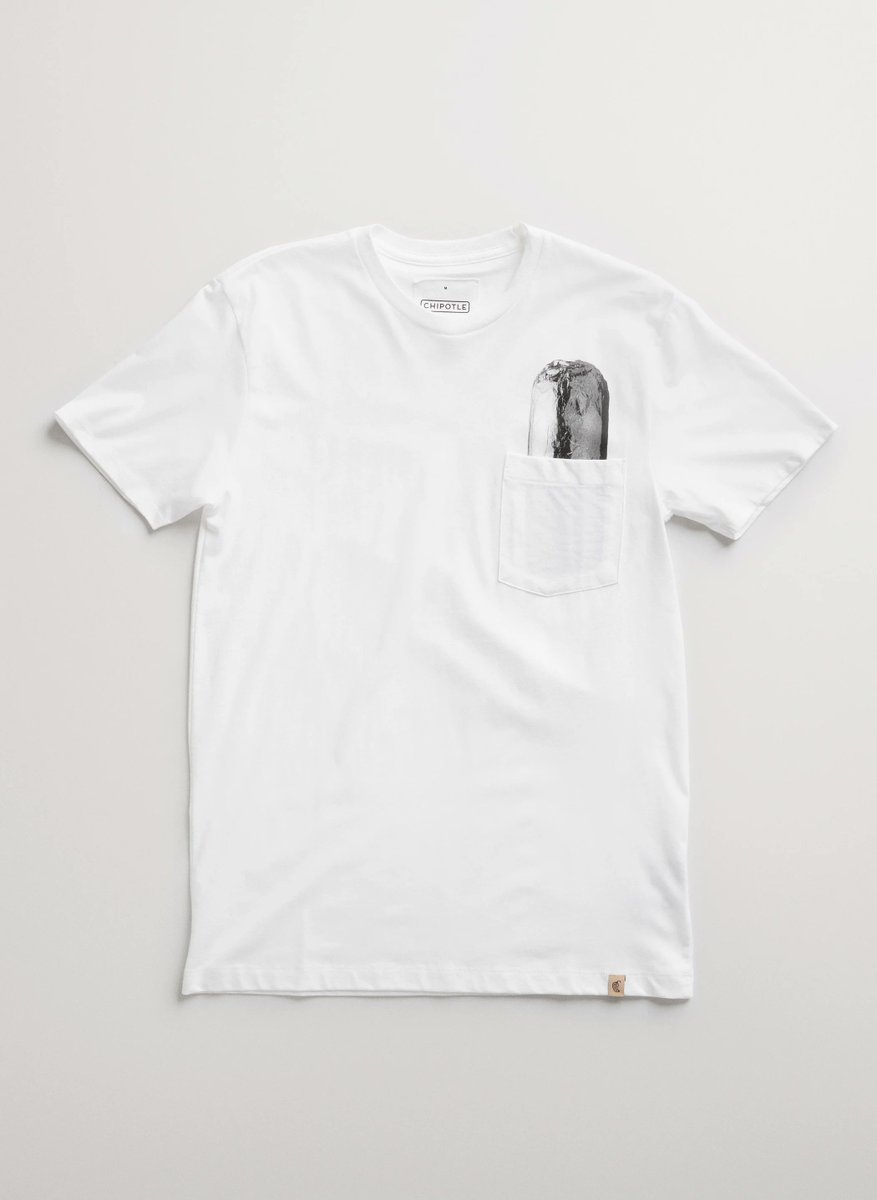 brianyang's tweet photo. i ordered this t-shirt from chipotle and gave it to my neighbors, but it didn't look the same #CelebCardContest #Chipotle https://t.co/PzMT6YX6X7