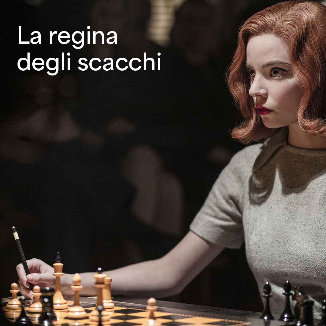 Oggi è la #giornatainternazionaledegliscacchi e forse non tutti sanno che dietro la serie cult degli ultimi anni, c'è dietro un grande romanzo, scritto da Walter Tevis. Tu hai letto il libro o visto la serie?
