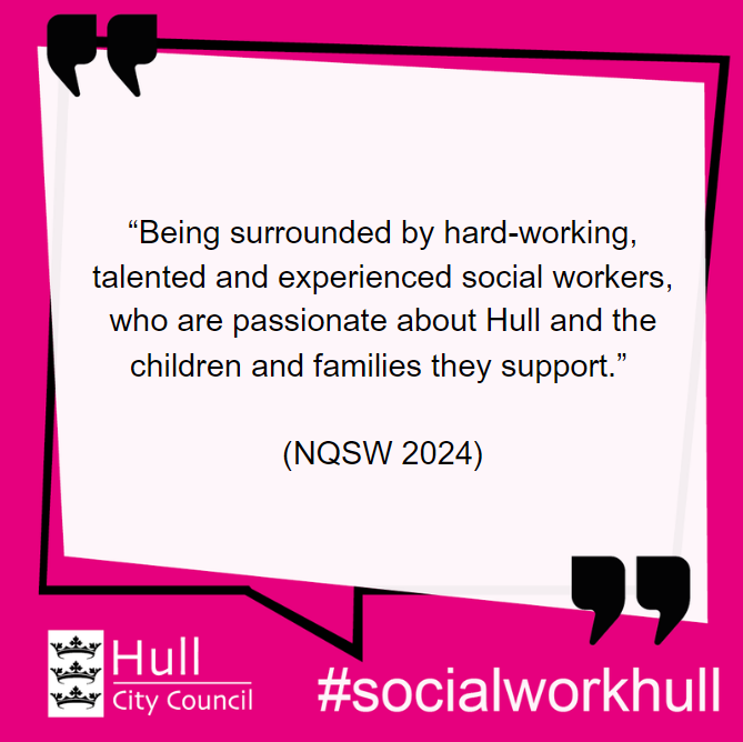 We asked our Newly Qualified Social Workers:

'What has been the best part of being an ASYE in Hull?'

This is what they told us...

#NQSW2024 #HullSocialWorkAcademy #HullCC #Celebration #Success