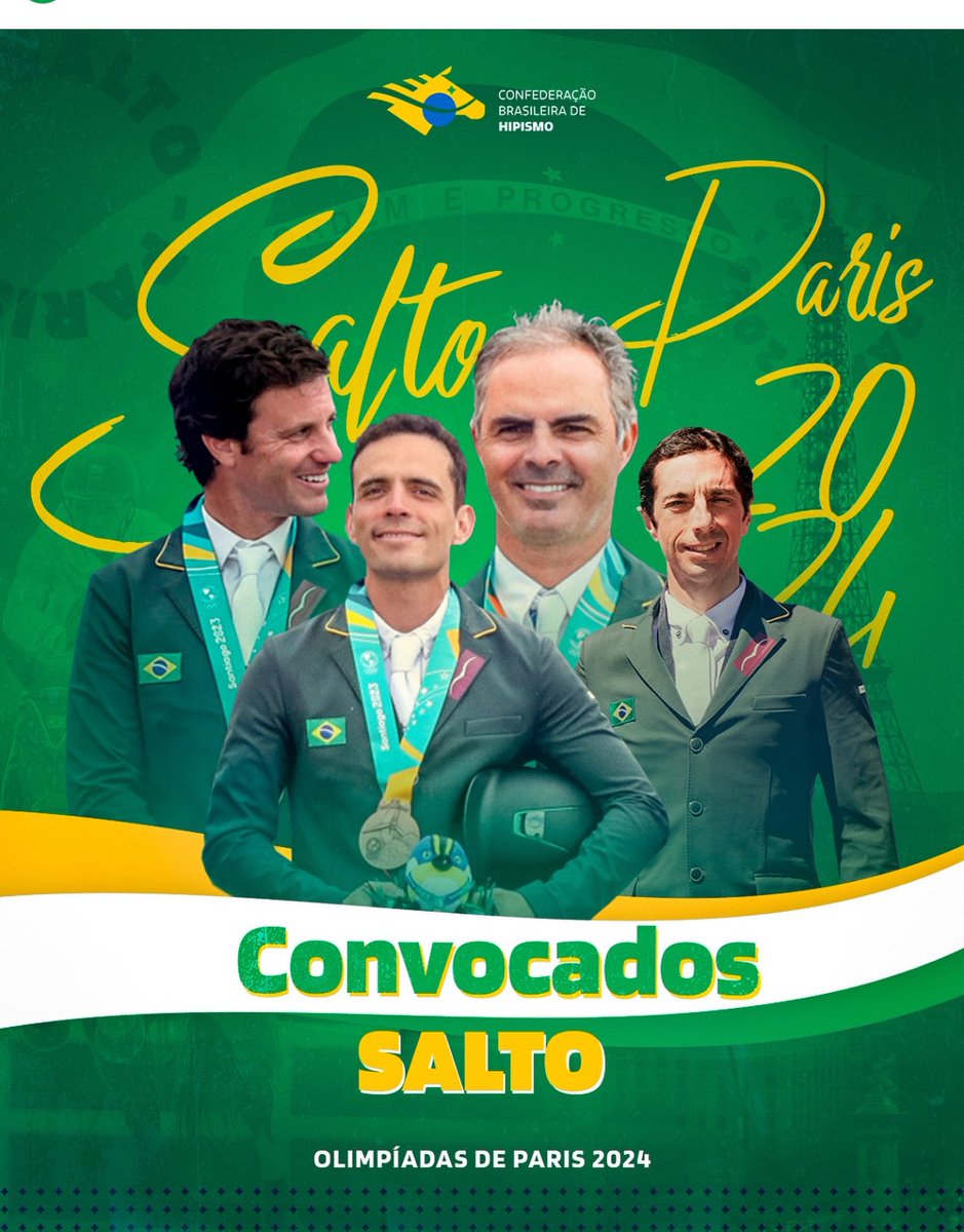 Olimpíadas chegando! Quem mais não vê a hora de assistir a equipe brasileira de salto diretamente do Palácio de Versailles? 
#Hipismo #Olympics2024