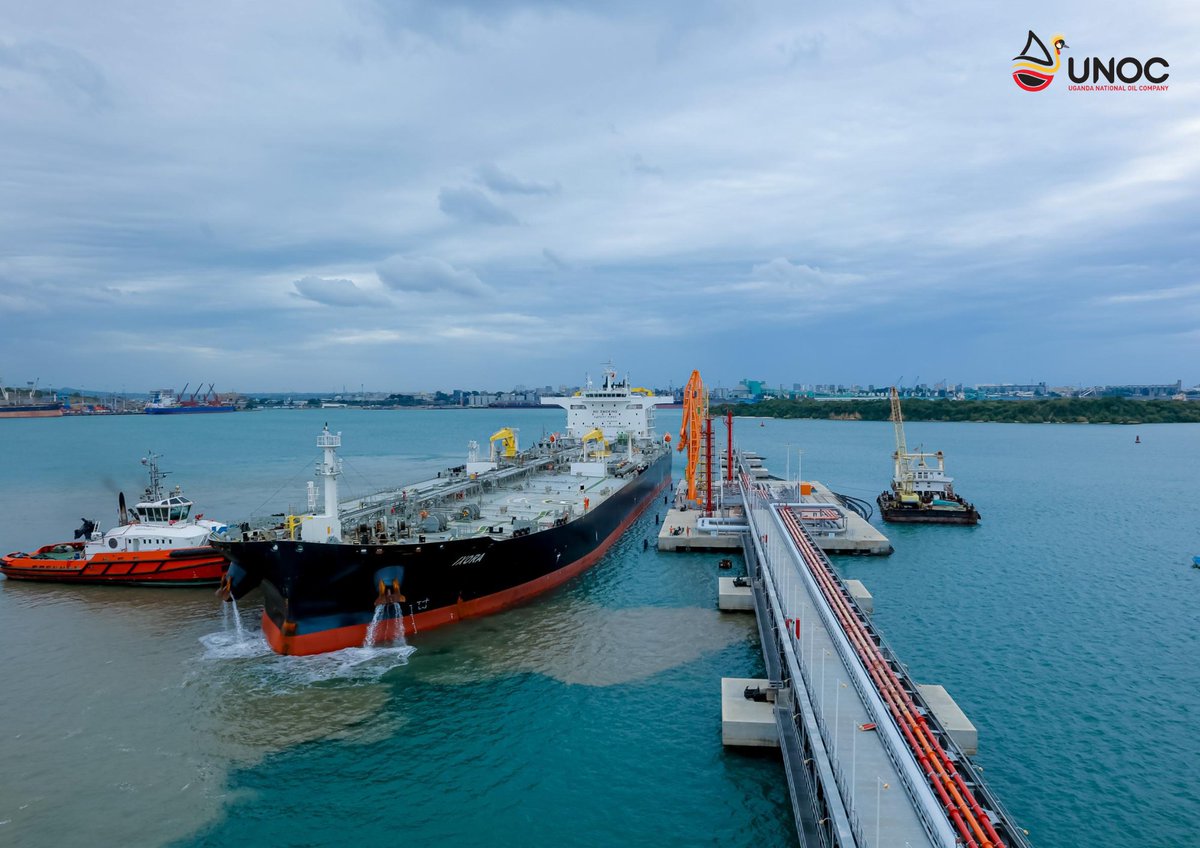 UNOC_UG's tweet photo. As our new mandate as the sole importers of fuel products officially kicks in, the excitement is palpable. 
The first shipment, carrying a remarkable 78 million litres of Petrol and 65,000 tons of Diesel, is a few hours away from Mombasa. From there, it will be transported to Uganda, symbolizing the beginning of a new era of energy independence for our nation.