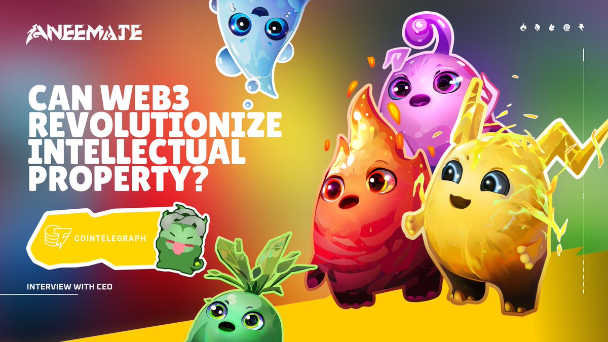 playaneemate's tweet image. Can Web3 revolutionize intellectual property? AneeMate was spotlighted on @Cointelegraph!

Read the full story about how AneeMate took the stage at the Annecy International Animation Film Festival and learn about the incentives for the future. Dive deep and get the best insights…