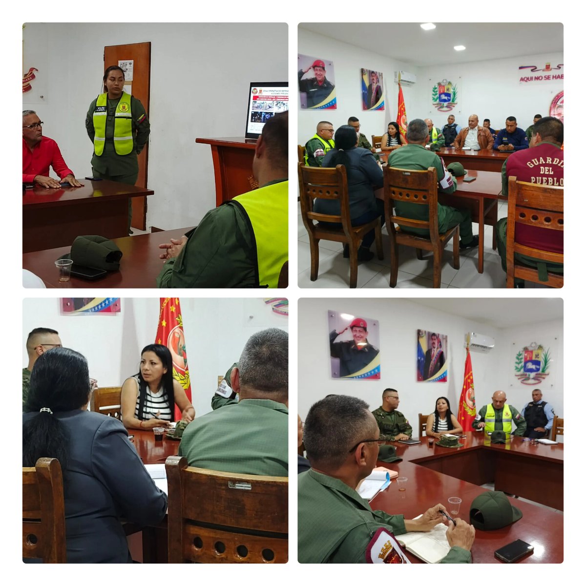 Sostuve una reunión con los Organismos de Seguridad del Estado, evaluando los avances logrados hasta la fecha en materia de seguridad y bienestar ciudadana, así mismo planificamos las acciones a seguir para garantizar la continuidad de estos esfuerzos.