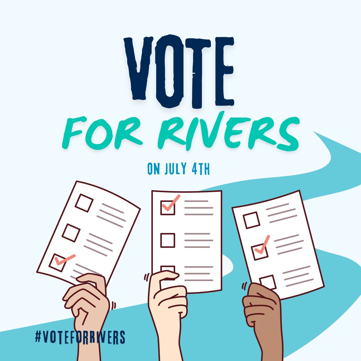There’s only two days to go until the general election. We won't tell you who to vote for, but we will tell you that the next government must prioritise rivers. We want clean, healthy rivers for people and for wildlife.🧵⬇️
📸- The Rivers Trust