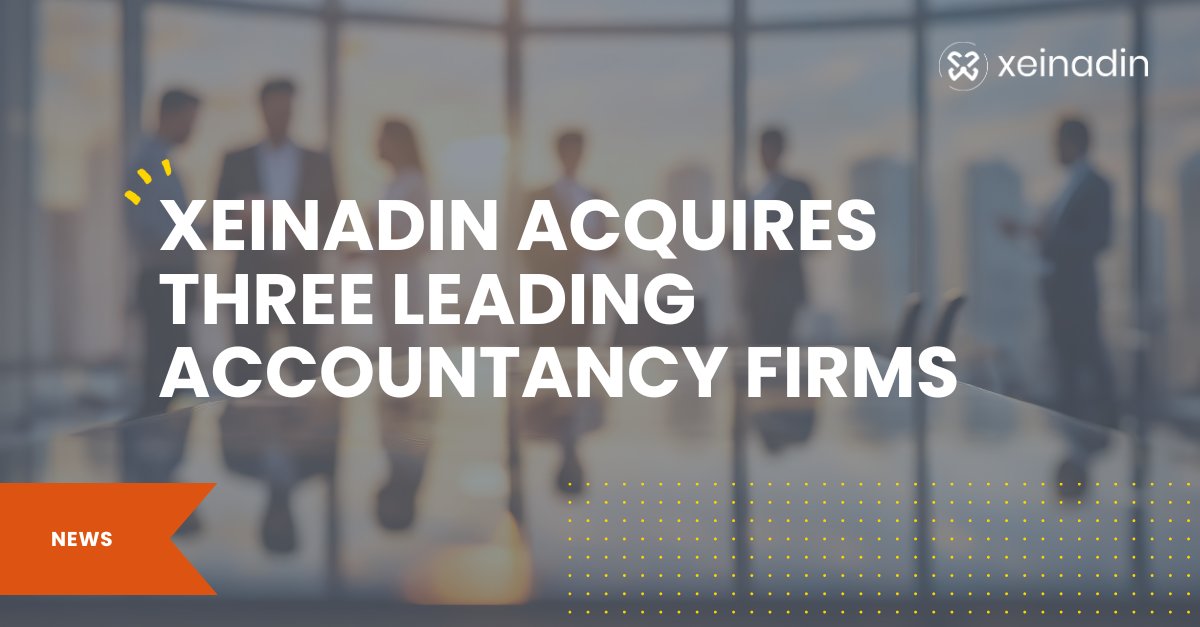 Xeinadin are pleased to announce the acquisition of three prominent accountancy practices in the South of England. 

Read more here: sowo.kr/XEWkle5A

#WeAreXeinadin #Acquisition #TrustedAdvisors