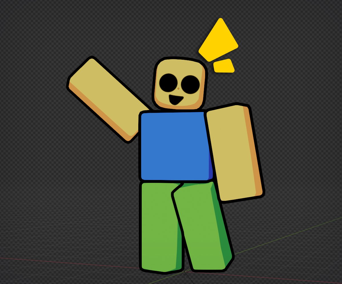lemonomical's tweet photo. so i remade the roblox noob in blender #ROBLOX @Roblox https://t.co/NmGXrlXpUc