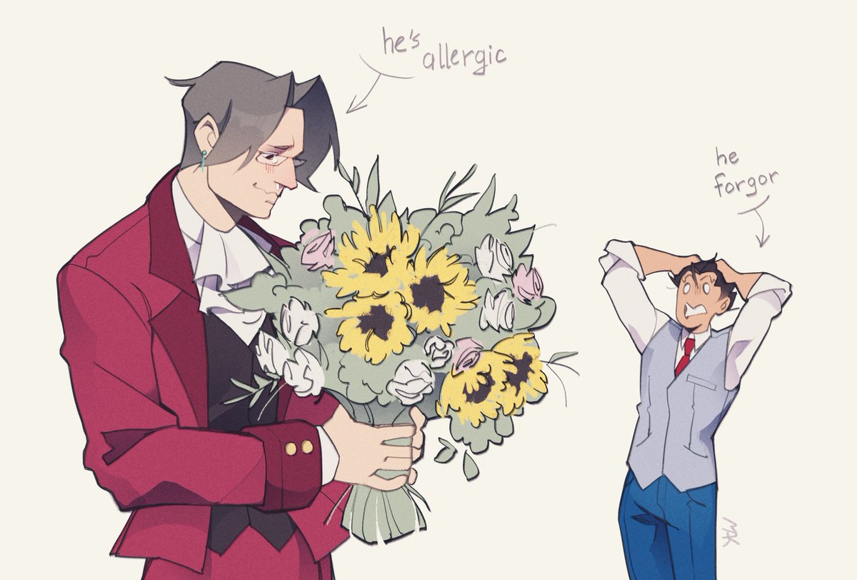 BllMAK's tweet photo. day 2: flowers
#nmweek24 #aceattorney https://t.co/UAMUeSCYes