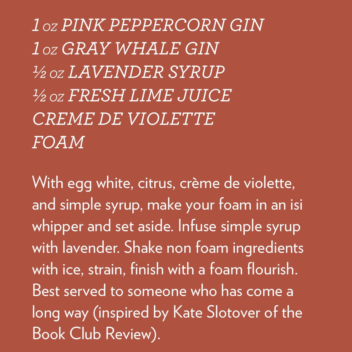 So Many Damn Books left the platform (@somanydamnbooks) on Twitter photo check out this cocktail I made for Kate Slotover from <a href="/BookClubRvwpod/">The Book Club Review podcast</a>.
She came all the way from England! check out this cocktail I made for Kate Slotover from <a href="/BookClubRvwpod/">The Book Club Review podcast</a>.
She came all the way from England!