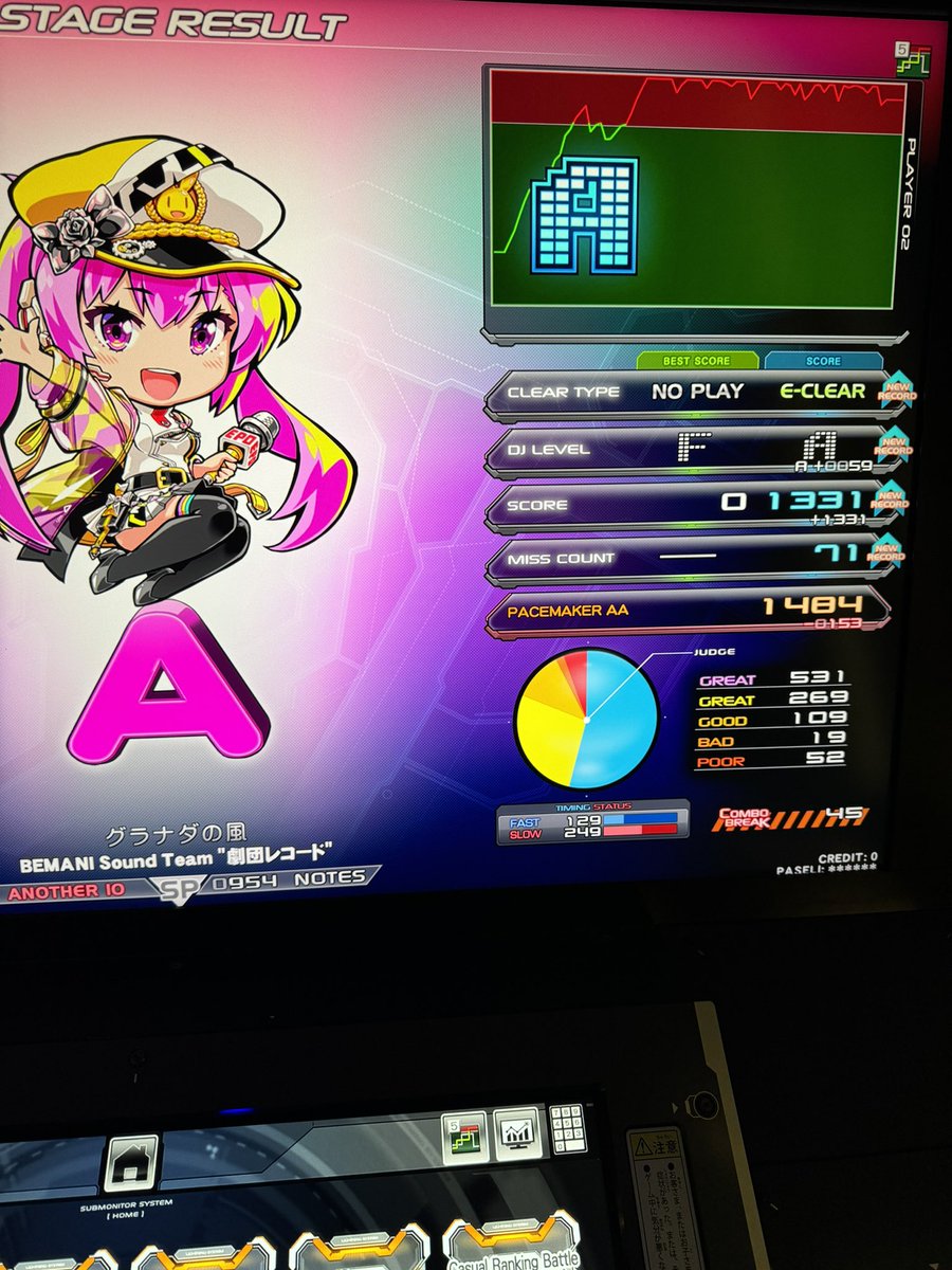 アパート寄った帰りに遊んだけど逆ボ連発して収穫これだけ😂
