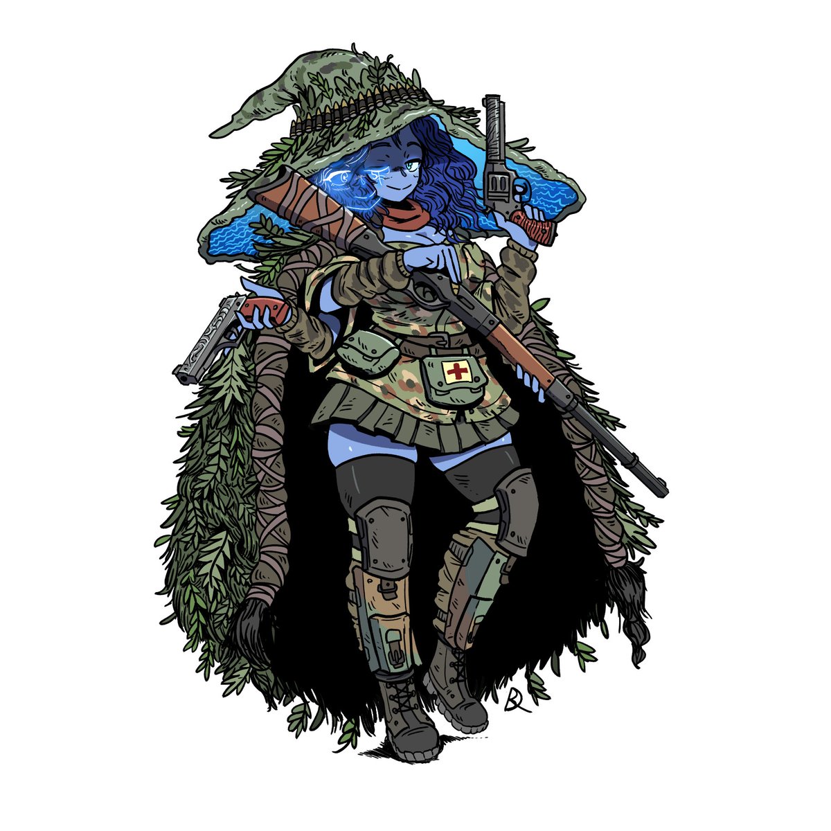 Kabooski01's tweet photo. Ranni the Gun Witch https://t.co/fgOyjtOyoF