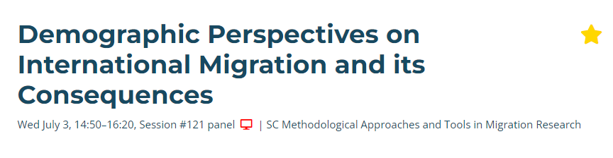 📢Are you attending to the <a href="/IMISCOE/">IMISCOE</a> annual conference❓ 

🛜 Join us in our online session tomorrow afternoon organized by Michaela Potancokova #IMISCOE2024 

Speakers in addition to Michaela and myself are
🔹Tomas Sobotka
🔹Markus Dörflinger
🔹Osama Damoun
 🔹Andreu Domingo