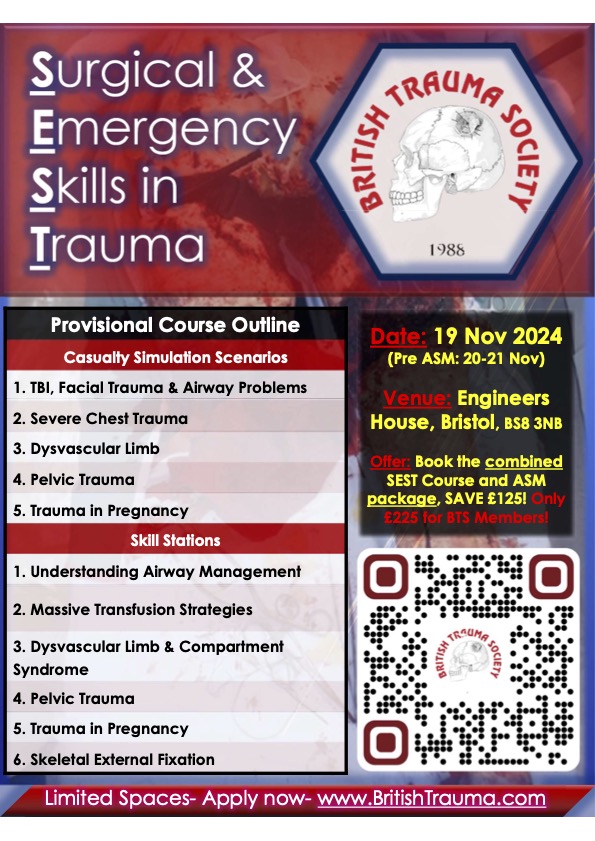 British Trauma Society (@britishtrauma) on Twitter photo 