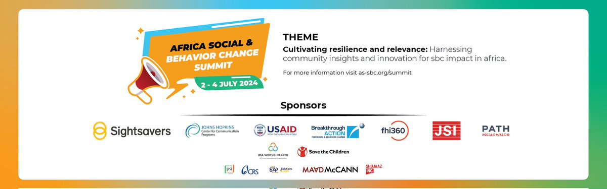 Am so much privileged to be one of the participants, advocator of health, and peer influencer attending one and special summit organized by the Africa social behavior change (A-SBC)summit 2024

#AfricaSBCSummit24