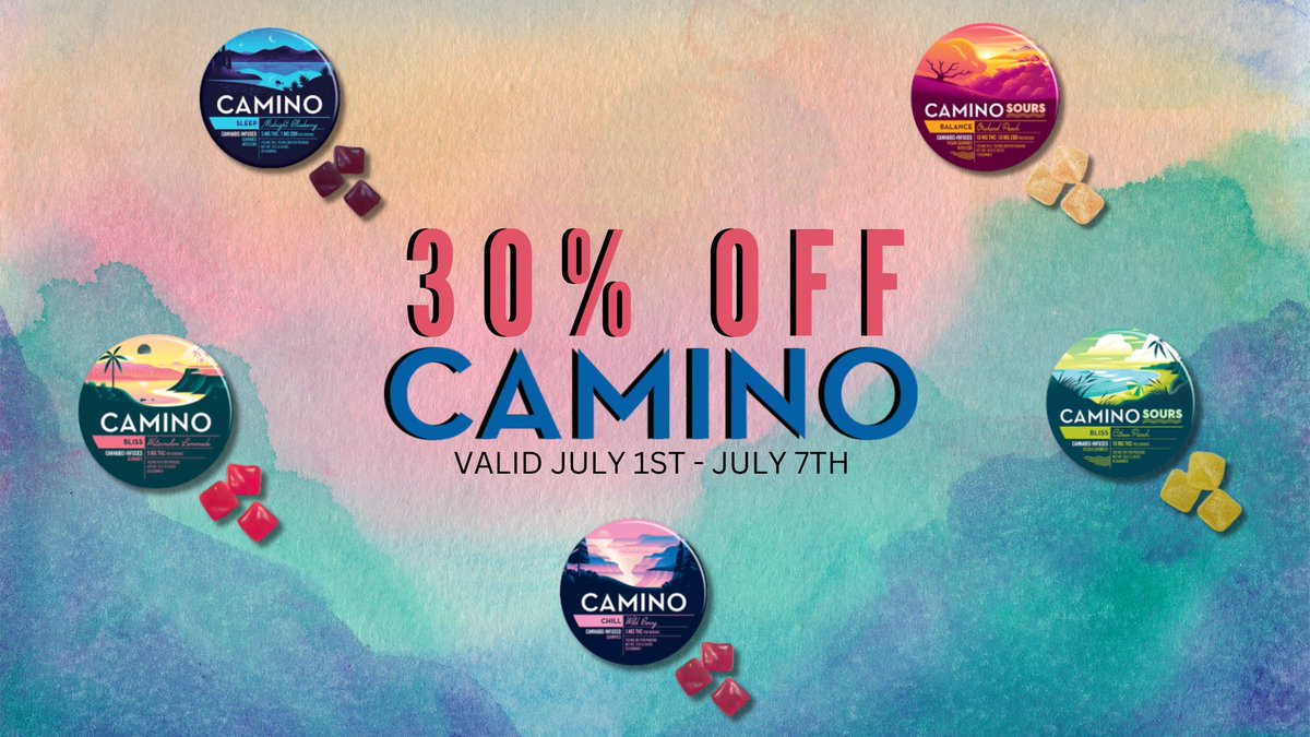 ReleafWayne's tweet photo. Enjoy this sweet deal on @KivaConfections Camino gummies through the end of the week!

#edibles #gummies #sour #sweet #sleep #balance #bliss #camino #enjoyresponsibly #cannabis #marijuana #terps #concentrate #4thOfJuly https://t.co/sWzc03sHvh