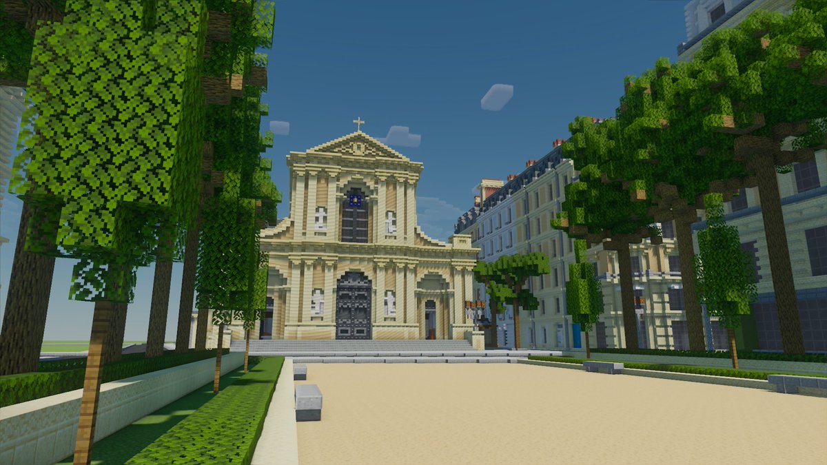 #Minecraft #Minecraftbuilds #Eglise #Paris