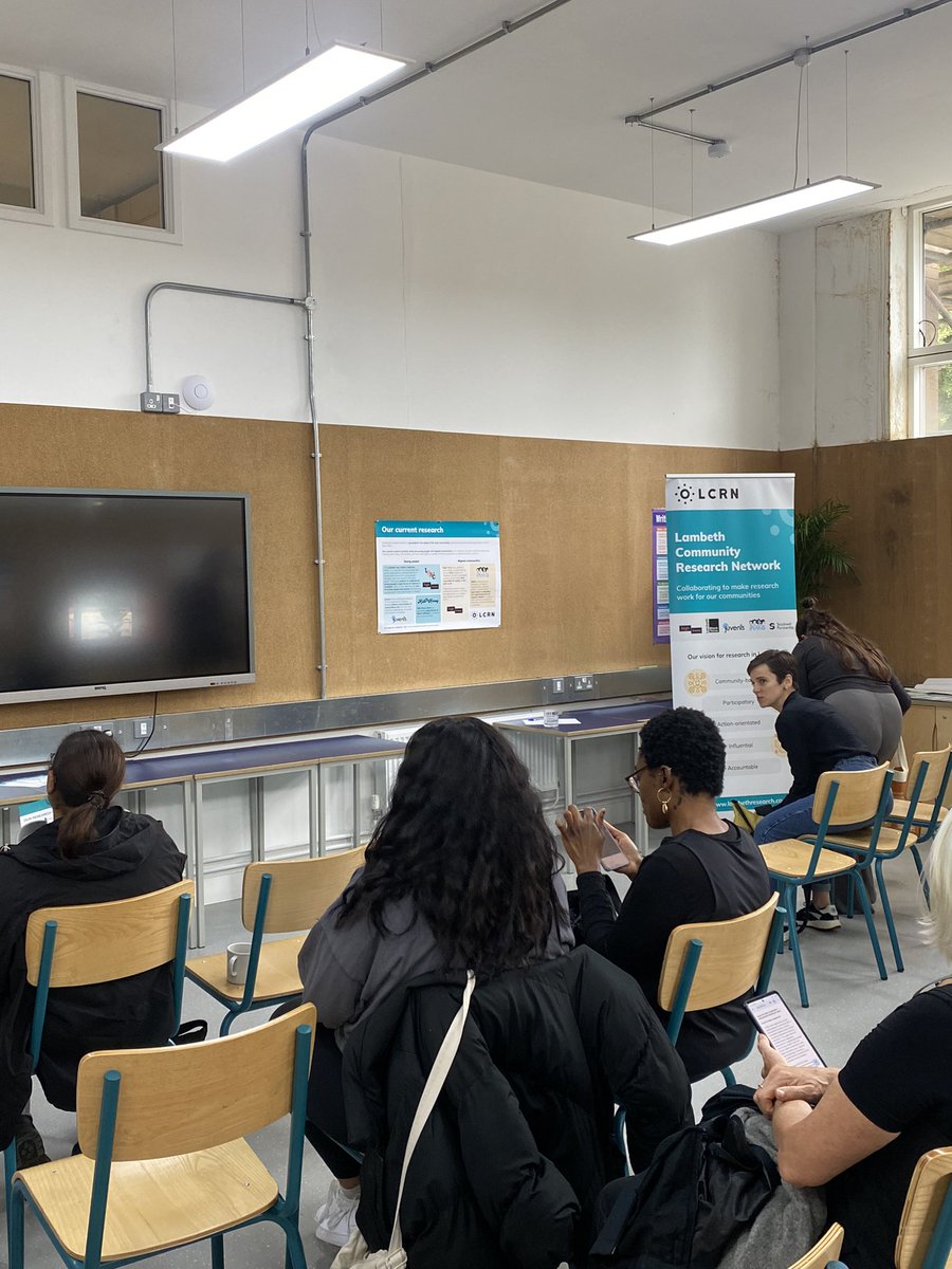 Excited to be spending the afternoon hearing about research priorities and ongoing work by the Lambeth Community Research Network high-trees.org/research-netwo…