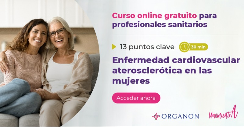OrganonEspana's tweet photo. Conoce más sobre la enfermedad cardiovascular aterosclerótica en este curso para médicos de atención primaria:

✅ Diferencias en los riesgos entre mujeres y hombres 
✅ Cómo se manifiestan las patologías según sexo y género
✅ Recomendaciones para abordarla

¡Empieza ahora!